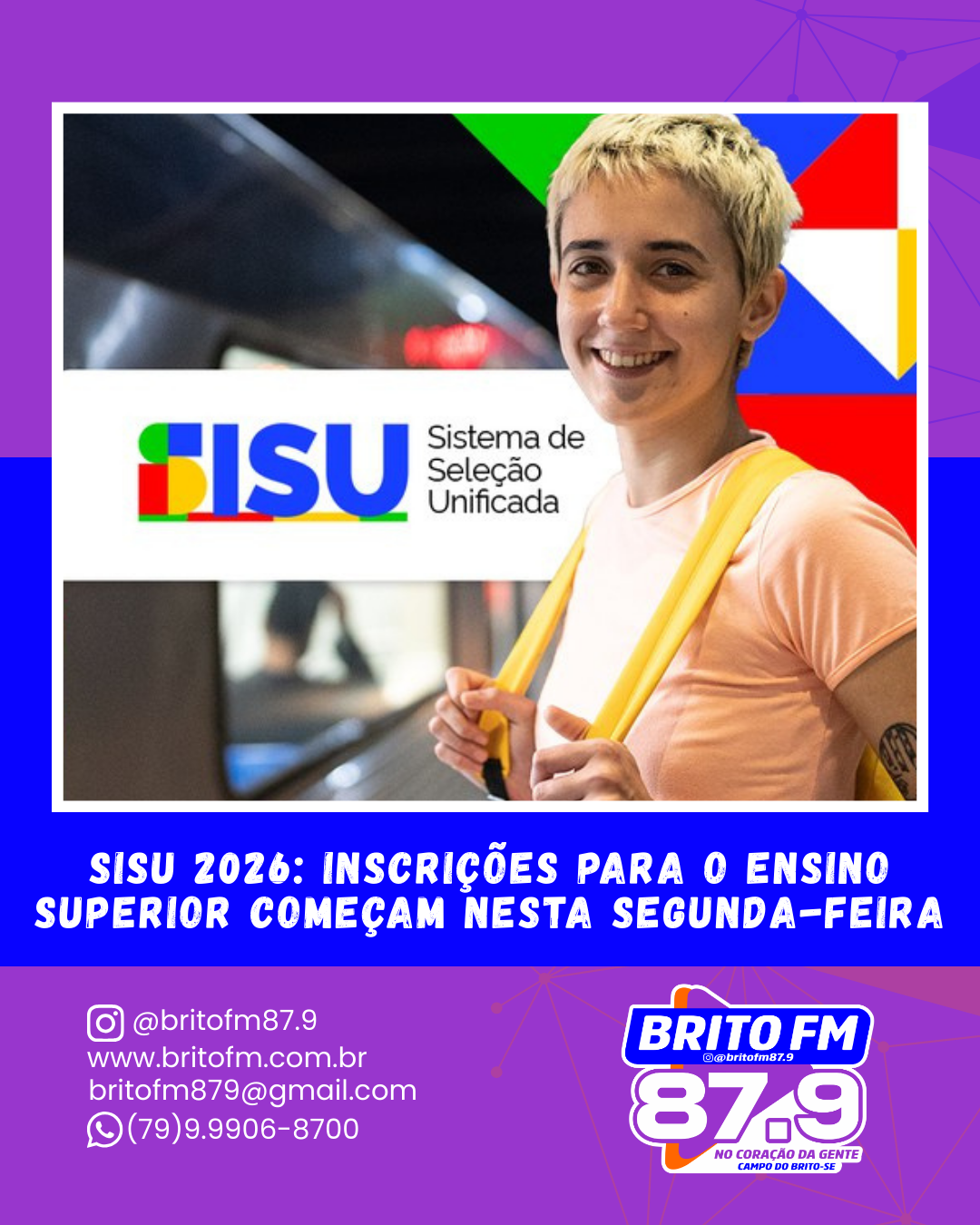 Sisu 2026: inscrições para o ensino superior começam nesta segunda-feira